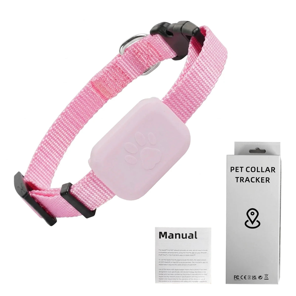 WoofyTag Tracker Collar for Cats & Dogs – Works with Find My
